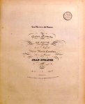 Strauss, Johann (Vater): - Les plaisirs de Vienne. Valses favorites pour le piano. Op: 51