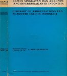Bruyns, A. Mörzer (compilation) - Glossary of Abbreviations and Acronyms used in Indonesia/ Kamus Singkatan dan Akronim jang Dipergunakan di Indonesia