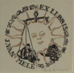 Eeckhout, Paul. - Exlibris voor J. van Melle.