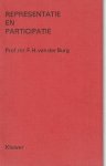 Burg, F.H. van der - Representatie en participatie - Rede 1973