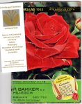  - Nursery catalogue P. Bakker Hillegom 1965.