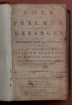  - Het Boek der Psalmen nevens de Gezangen bij de Hervormde Kerk van Nederland in gebruik [1845]