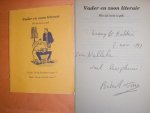 Robert Tau - Vader en zoon literair, Wie dit leest is gek [GESIGNEERD]
