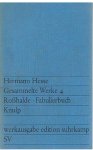 Hesse, Herman - Gesammelte Werke 4 - Rosshalde - Fabulierbuch - Knulp