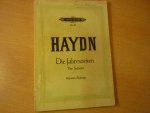 Haydn; Franz Joseph (1732-1809) - Die Jahreszeiten; Oratorium; Soli, Chor und Orchester; Klavierauszug von Julius Stern