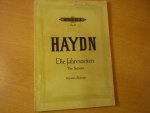Haydn; Franz Joseph (1732-1809) - Die Jahreszeiten; Oratorium; Soli, Chor und Orchester; Klavierauszug von Julius Stern