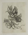 Hieke, Bernd. - Exlibris voor Dr. Inge Nechwatal. Hieke, Bernd. - Exlibris voor Dr. Inge Nechwatal.