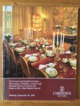  - Fine French and English Furniture, Decorations, Paintings, Ceramics and Oriental Works of Art from the Estate of Mrs. Ethel Shields Garrett - Christie's New York Auction Catalogue September 20, 1986