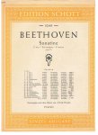 Hoehn, Alfred - L. von Beethoven - Sonatine - G-dur / Sol-majeur / G-major - opus 79 - Piano