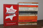 SANTEN, Sal - 15 boeken in 1e druk van Sal Santen, waarvan 9 gesigneerd door de auteur. (voor titels zie 'meer info')