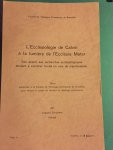 Schümmer, Léopold - L'Ecclésiologie de Calvin à la lumière de l'Ecclesia Mater