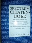 Buddingh. C. samensteller - Spectrum Citaten boek