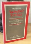 Hock, Hans Henrich (edited by) - Studies in Sanskrit syntax; a volume in honor of the centennial of Speijer's Sanskrit Syntax (1886-1986)