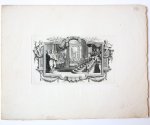 Jan Caspar Philips (1680/1700-1775) - Antique print, etching and engraving | Solomon on the throne, published 1744, 1 p.
