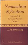 D. M. Armstrong - Nominalism and Realism: Volume 1