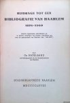 Ratelband, Ga. - Bijdrage tot een Bibliografie van Haarlem 1876 - 1960 (waarin opgenomen aanvullingen op C. Ekama. Catalogus van boeken, pamfletten enz. over de geschiedenis van Haarlem, enz., 1188 - 1875)