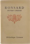 Ronsard P. - Oeuvres choisies de Ronsard: Notices et annotations par Gauthier-Ferrières, Lauréat de l'Académie française Mort pour la France