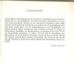 O'Hara John  Uit het Amerikaans bewerkt door: J. de Boer-van Strien. Bandontwerp en ontwerp titelpagina: Eppo Doeve. Gebonden kunstleder, zonder stofomslag, - Drift van het Bloed