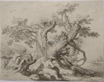 BLOEMAERT, FREDERIK, - Landscape with gnarled tree