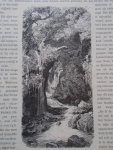 antique print (prent) - Gorge du Chaudron.