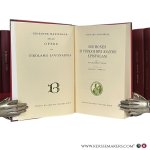 Savonarola, Girolamo. - Edizione nazionale delle opere di Girolamo Savonarola [28 volumes].