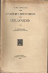 Visscher, R - Catalogus der Stedelijke bibliotheek Leeuwarden Visscher, R - Catalogus der Stedelijke bibliotheek Leeuwarden