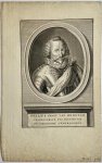 Andries Vaillant (1655-1693) - Antique portrait print I Philipp, Count of Hohenlohe-Neuenstein, published c. 1679, 1 p.