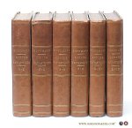 Hoffmann, E. T. A. - Contes Fantastiques. Traduit de l'Allemand par M. Loeve-Veimars et precedes d'une notice historique sur Hoffmann, Par Walter Scott. ( first 12 volumes of the series in 6 bindings ).