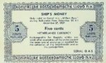 KRL - Ships Money Koninklijke Rotterdamsche Lloyd fl. 5 cents