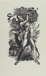Jaegher, Luc. de. - Exlibris van G.J. Rhebergen. Jaegher, Luc. de. - Exlibris van G.J. Rhebergen.