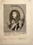 Cornelis Meyssens (1640-1673) - [Antique portrait print, engraving, 1670] Portrait of Charles-Emanuel II Duke of Savoy (Portret van Karel-Emanuel II hertog van Savoye), published 1670, 1 p.