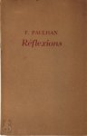 Frédéric Paulhan, E. du Perron [Uitg.] - Réflexions
