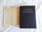 Kretschmar, J.A. van; Z.W. van Wulfften Palthe - Ethiopië. Het verhaal van een schepping