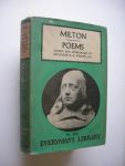 Milton, J. / Wright,B.A., ed.with textual introduction - Milton's Poems (complete poetical works)