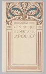 Fred J. Roeske - 3 Juni 1913- Feestwijzer ter herdenking van het 60 jarig bestaan der koninklijke liedertafel APOLLO 1859 - 1913