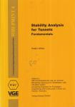 Wittke, Walter - Stability analysis for tunnels fundamentals -  Veröffentlichungen Geotechnik in Forschung und Praxis, 4