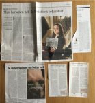 Nothomb, Amélie - Knipsels: Aantal (5) knipsels over Amélie Nothomb