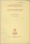 DE SMIDT, Firmin; - DE SINT - NIKLAASKERK TE GENT. EEN PAAR ARCHEOLOGISCHE GEGEVENS,