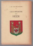 Venne, J.M. van de - Geschiedenis van Heer