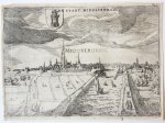 Lodovico Guicciardini (1521-1589) - [Antique print, engraving] Middelburgh (Middelburg), published ca. 1617.