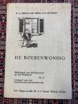 Urban- de Vries. / Boer, H. A. de. - De boerenwoning. .No. 3