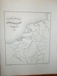 antique map (kaart). - Schetskaart der Borgondischen Kreits 1512. (Kaartje van de Nederlanden).
