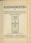 Gezelle, Guido - Kleengedichtjes II. Andere Rijmreken, Nageldeuntjes, Spakerlingen en Slapende Botten