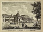 J. Bulthuis, K.F. Bendorp - Antieke prent Zuid-Holland: Binnenwegs-Poort (Binnenwegspoort) te Rotterdam.