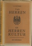 L. J. M. Feber (1885-1964). - Van Herren en Herrenkultur.