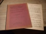 Rontgen; Julius - Oud-Hollandsche Boerenliedjes en Contradansen - Eerste Bundel, uitgave XX, bewerkt voor viool met begeleiding van Klavier door Julius Rontgen