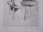 Peter Berger / Nico Koster (photography) - Het atelier van Kees Verwey (signed with etching)