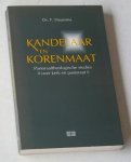 Haarsma, Dr F - Kandelaar en korenmaat. Pastoraaltheologische studies over kerk en pastoraat