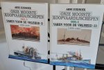 ZUIDHOEK, ARNE - varen voor de vrijheid 1939 - 1945 deel 1 en 2 (=compleet 2 boeken) uit de reeks 'Onze mooiste koopvaardijschepen', deel 5 + 6