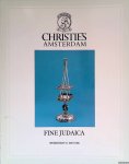 Christie's - Christie's Amsterdam: Fine Judaica - Wednesday 11 May 1988
